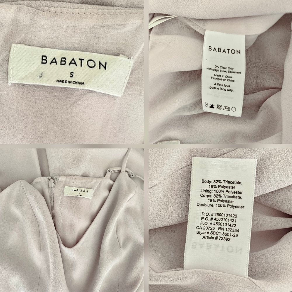 🇨🇦 Aritzia Babaton Light Purple Sleeveless Crepe Jumpsuit - Picture 11 of 14